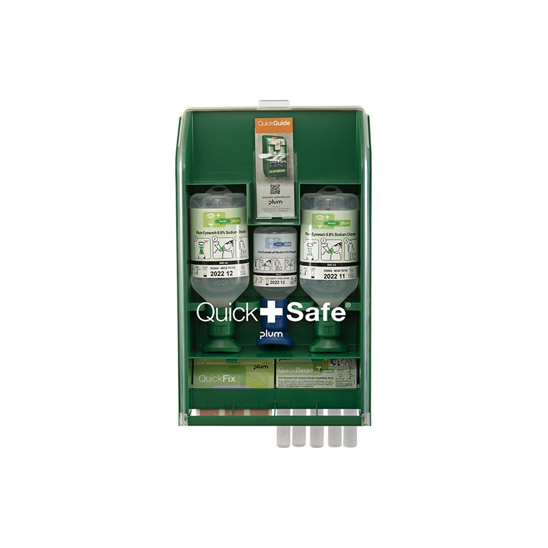 LEINA-WERKE First Aid Station QUICKSAFE BASIC, wall mount, green